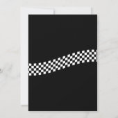 Invitation Baby shower mécanique de moto classique (Dos)