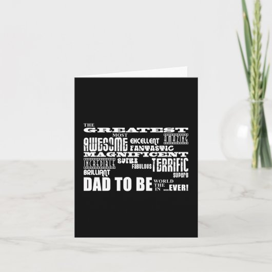 Invitation Baby shower Meilleur Meilleur Futur Père à être (Devant)