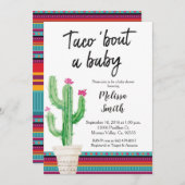 Invitation baby shower Meixcan (Devant / Derrière)