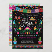 Invitation Baby shower mexicain Fiesta Cinco De Mayo (Devant / Derrière)