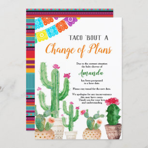 Invitation Baby shower mexicain reporté à la fête