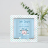 Invitation Baby Shower Mignon (Debout devant)