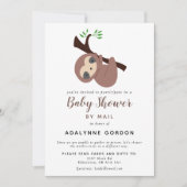 Invitation Baby shower mignon de fentes par courrier Boy Ador (Devant)