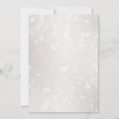 Invitation Baby shower mignon dormant bébé veau animal (Dos)