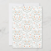 Invitation Baby shower mignon Ours en peluche et Coeurs (Dos)