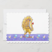 Invitation Baby Shower Mignon Poulet (Dos)