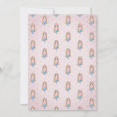 Invitation Baby shower mignonne Beby Mermaid (Dos)