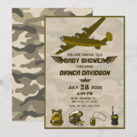 Baby shower militaire