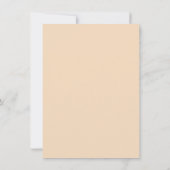 Invitation Baby Shower Mini Citron Mignon Orange (Dos)