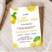 Baby shower minimaliste de limonade