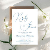 Invitation Baby-Shower Minimaliste Élégant Moderne