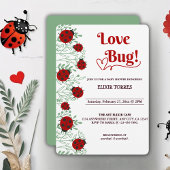 Invitation Baby shower minimaliste Love Bug