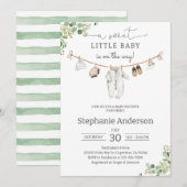 Invitation Baby-Shower Mixte (Devant / Derrière)
