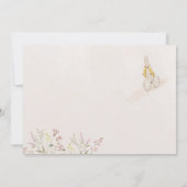 Invitation Baby Shower Mixte Lapin (Dos)