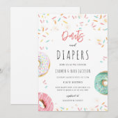 Invitation Baby-Shower Mixte pour l'Arrivée de Bébé sur le Th (Devant / Derrière)