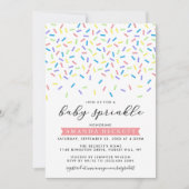Invitation Baby shower Moder Sprinkl (Devant)