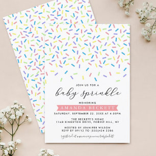 Invitation Baby shower Moder Sprinkl