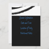 Invitation Baby shower moderne (Dos)