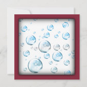 Invitation Baby shower moderne (Dos)