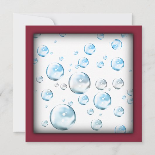 Invitation Baby shower moderne (Dos)