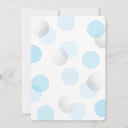 Invitation Baby shower moderne (Dos)