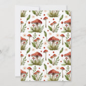 Invitation Baby shower moderne Arch Little Mushroom (Dos)