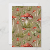 Invitation Baby shower moderne Arch Little Mushroom (Dos)