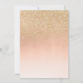 Invitation Baby shower moderne Boho Teddy Bear Balloon Girl (Dos)