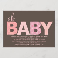 Baby shower moderne chatouillé de bébé de rose oh