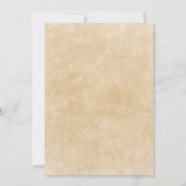 Invitation baby shower moderne en plumes florales de Boho inv (Dos)