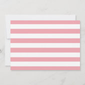 Invitation Baby shower moderne Filles de Donut Saupoudrer (Dos)