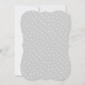 Invitation Baby shower moderne Grey Elephant (Dos)