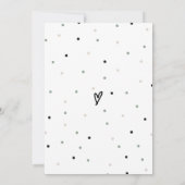 Invitation Baby shower moderne Neutre Boho Boodland (Dos)