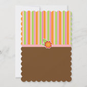 Invitation Baby shower Monkey Girl Boo (Dos)