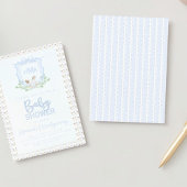 Invitation Baby shower Monogram Crest Horse Rocking