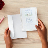 Invitation Baby shower Monogram Crest Horse Rocking