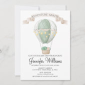 Invitation baby shower montgolfière (Devant)