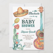 Invitation Baby shower muchacho de fêtes mexicaines (Devant)