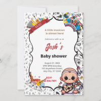 Baby shower musicien