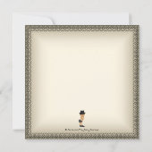 Invitation Baby shower Mustache Little Man (Dos)