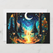 Invitation Baby shower mystique Grove Boho (Dos)