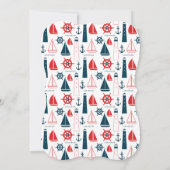Invitation Baby shower Nautical Lighthouse Sailboat Boys (Dos)