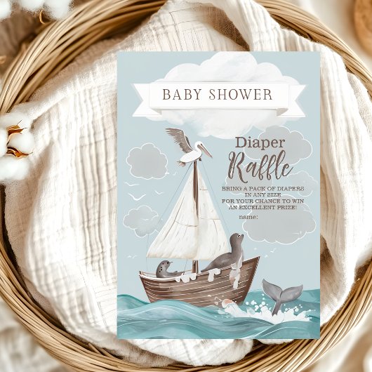 Invitation Baby shower nautique