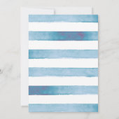 Invitation baby shower nautique de la Marine (Dos)