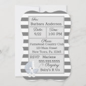 Invitation Baby shower neutre (Dos)