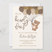 Invitation Baby shower neutre d'attente rapide (Devant)