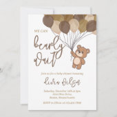 Invitation Baby shower neutre d'attente rapide (Devant)