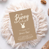 Invitation Baby shower neutre de Bunny Genre