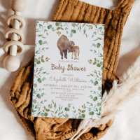 Baby shower neutre de genre Bison
