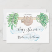 Invitation Baby shower neutre de genre pour bébé mignon (Devant)